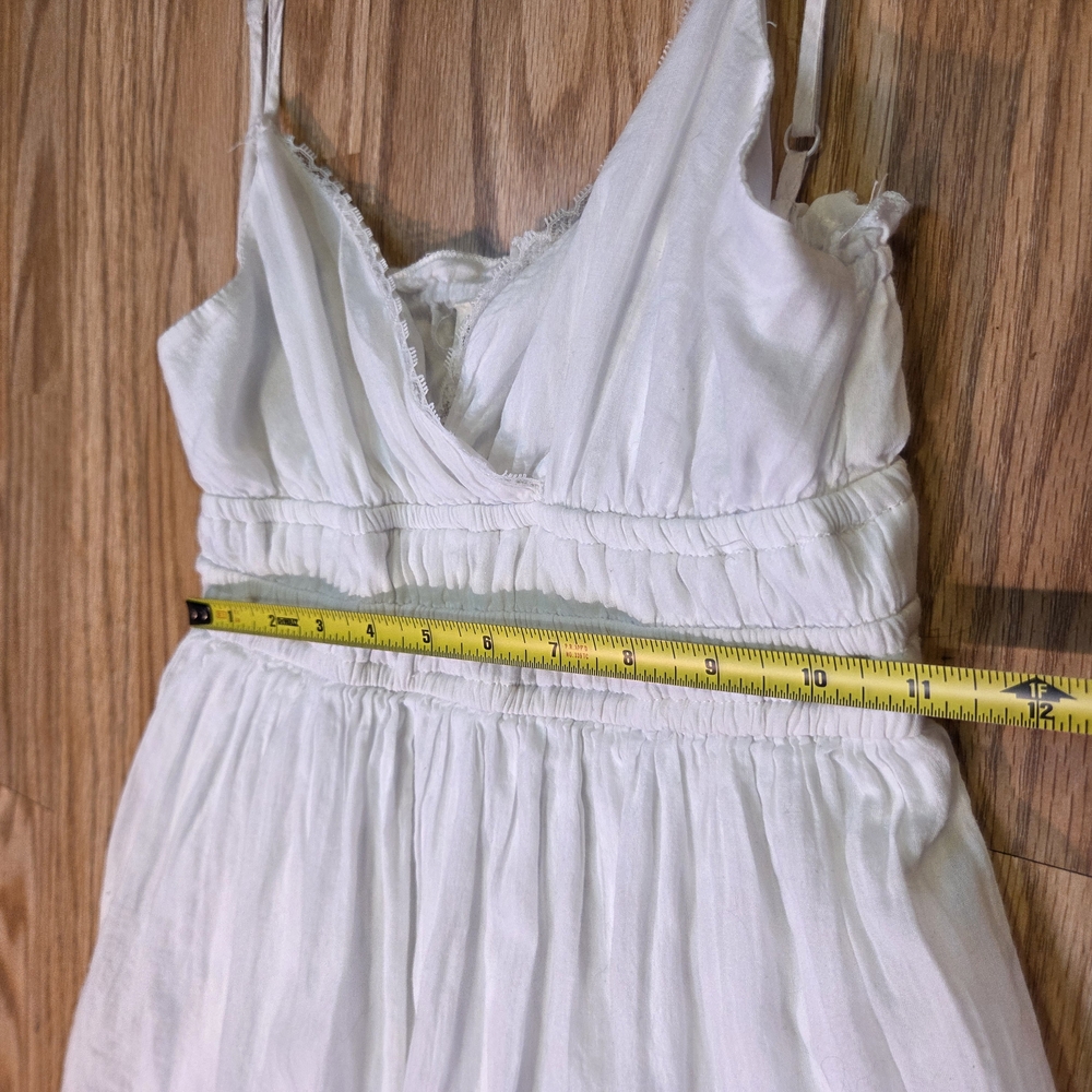 Kingston Boho Babydoll Mini Dress Spaghetti Strap Tunic Size XS - Picture 6 of 10